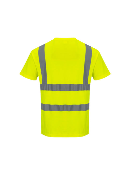 Portwest Tricou de Lucru Galben cu Benzi Reflective