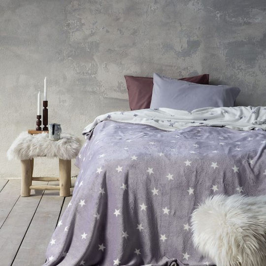 Nima Stilla Decke Fleece Übergröße 220x240cm Grau