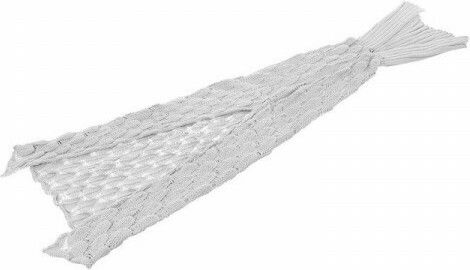 Κουβέρτα Πλεκτή Καναπέ 45x190εκ. Grey