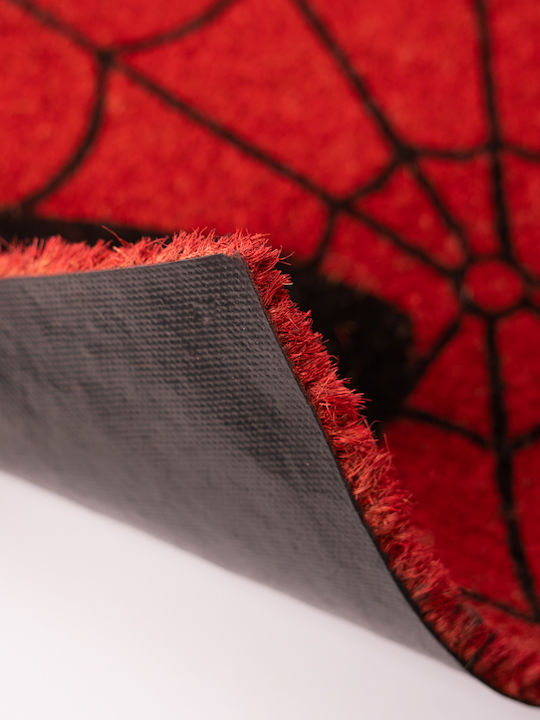 Grupo Erik Entrance Mat made of Coir with Anti-slip Backing Spiderman Red 40x60cm