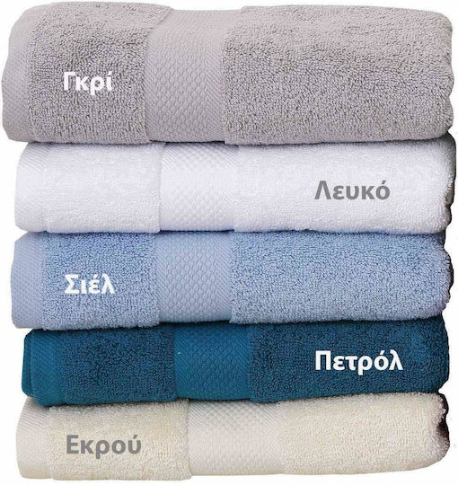 Viopros Facecloth Luxor 50x100cm Grey Weight 600gr/m²