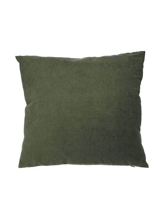 Zaros Zierkissen aus Braun Samt 45x45cm