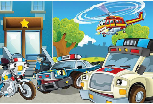Wooden Kids Puzzle Safety & Rescue for 5+ years+ Years 50pcs Art Puzzle