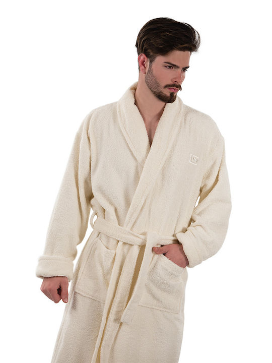 Guy Laroche Wedding Hooded Bathrobe Romeo Ivory