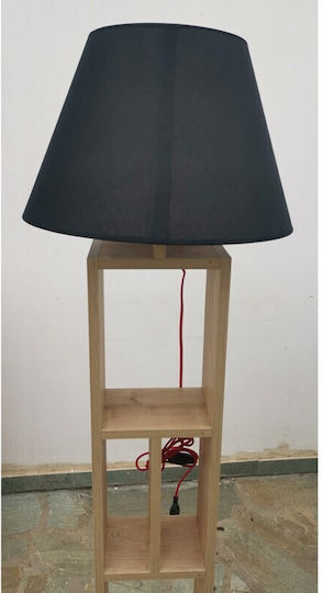 Homeplus Vintage Floor Lamp H163.5xW45cm. Black