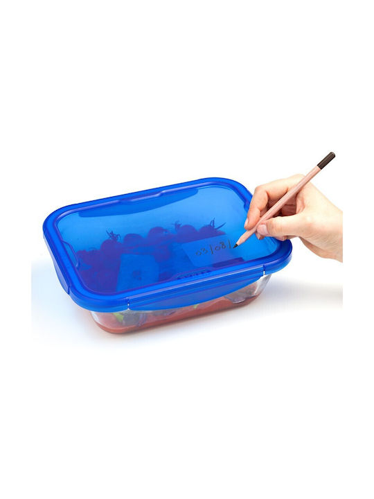 Pyrex Cook & Go Δοχείο Φαγητού Γυάλινο Μπλε 1.9lt