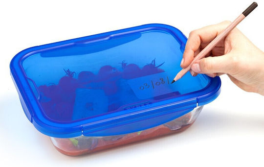 Pyrex Cook & Go Кутия за обяд Стъкло Синьо Подходяща за микровълнова фурна 1900мл 1бр