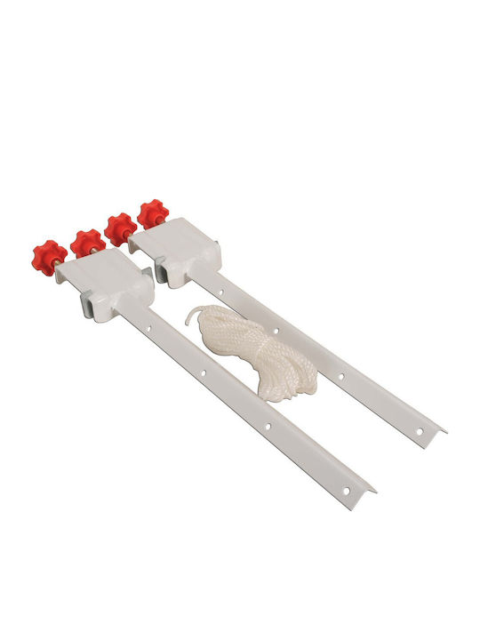 Profal Wall Clothes Drying Rack for Balcony Metallic with Hanging Length 20m