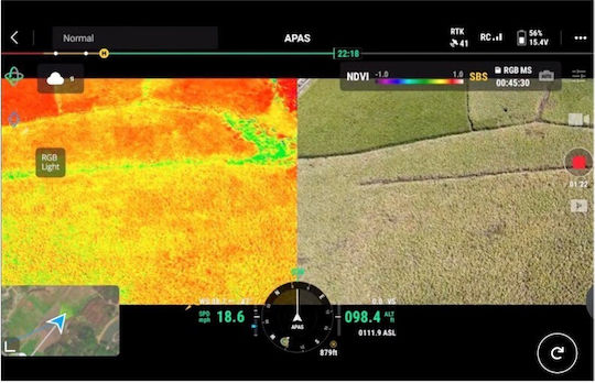 DJI Mavic 3 Multispectral Drone με Κάμερα (1 year DJI Care)