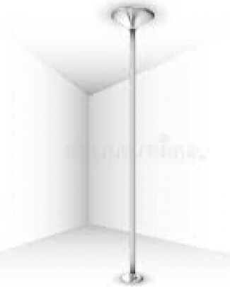 Mijo Bară Pole Dancing Extensibil 223-275cm Argintiu