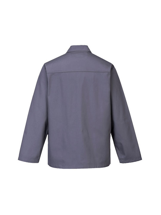 Portwest BizflamePro Work Jacket Blue Sloth FR35