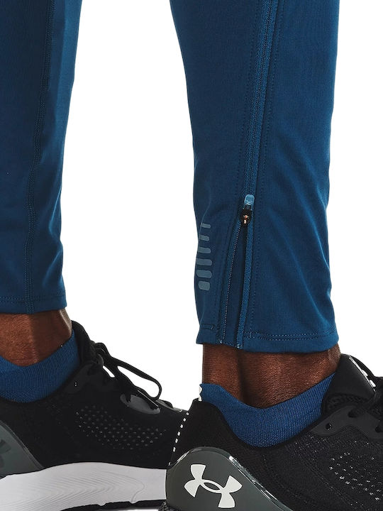 Under Armour OutRun The Cold Ανδρικό Αθλητικό Κολάν Μακρύ Μπλε