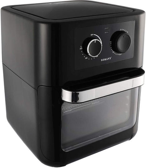 Sokany Air Fryer 10lt Μαύρο SK-003