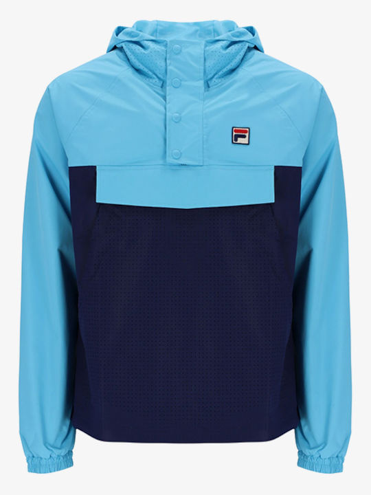 Jamie Winter Jacket Windproof Navy/aquarius