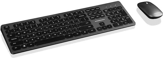 Modecom MC-5200C Wireless Keyboard & Mouse Set English US