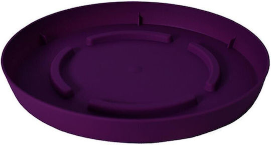 Atmosphera Roto Farfurie Pentru Flori Din Plastic Violet 28x28cm 10.01.00D28PU