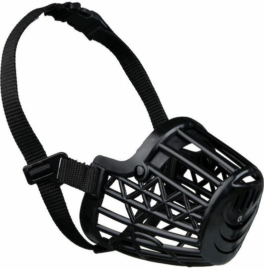 Pet Camelot Dog Muzzle Plastic with Leather XLarge 52cm
