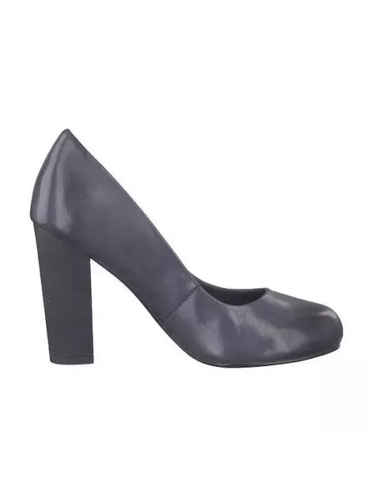 Marco Tozzi Leather Navy Blue Heels