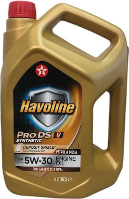 Texaco Havoline ProDS V Car Lubricant 5W-30 4lt