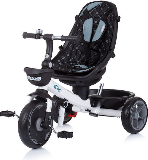Chipolino Pegas Convertible Kids Tricycle with Parental Handle for 18 Months Blue