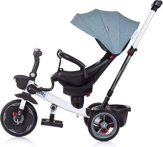 Chipolino Pegas Convertible Kids Tricycle with Parental Handle for 18 Months Blue