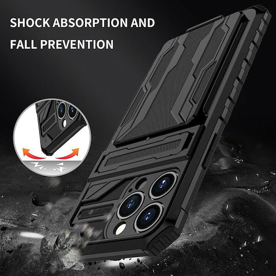 Tel Protect Combo Umschlag Rückseite Kunststoff Schwarz (iPhone 13)