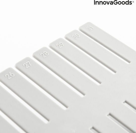 InnovaGoods Condor Πλαστικό Διαχωριστικό Συρταριών για Κάλτσες σε Γκρι Χρώμα 16τμχ