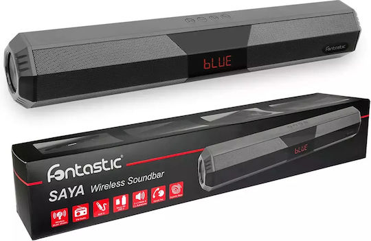 Fontastic Saya Bluetooth-Lautsprecher 10W mit Radio Schwarz