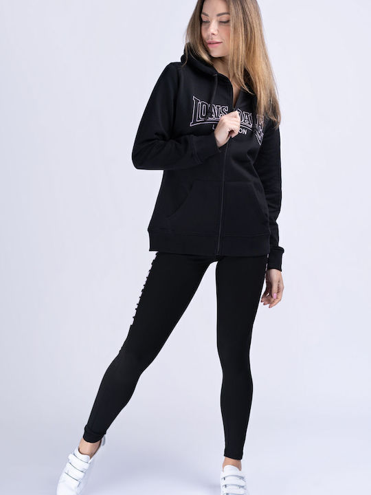 Golspie Women's Sweatshirt Jacket Hooded Black