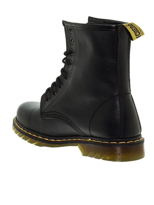 Leather Women's Ankle Boots Black