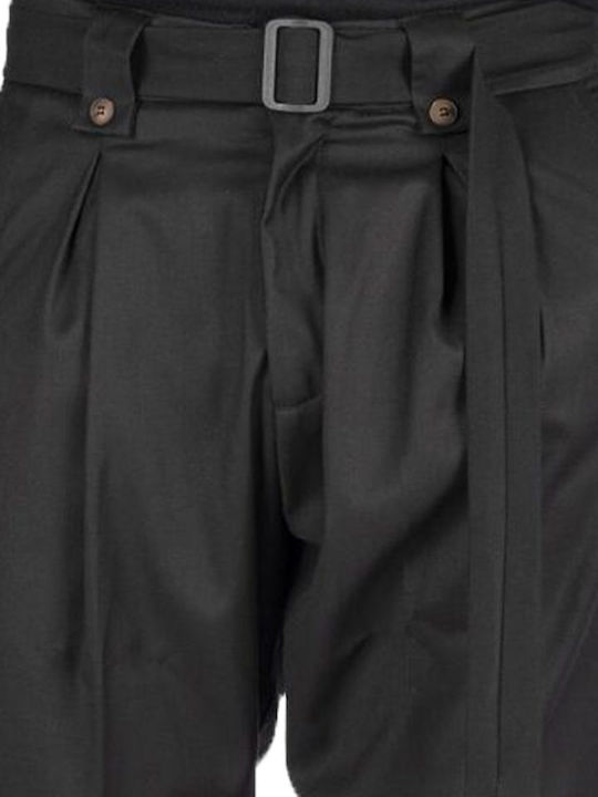 Herrenhosen Elastisch Slim Fit Schwarz