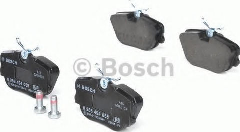 Bosch Brake Pad Front 2pcs for Mercedes-Benz A Class