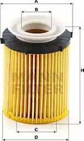 Mann Filter Car Oil Filter for Mercedes Benz / Nissan