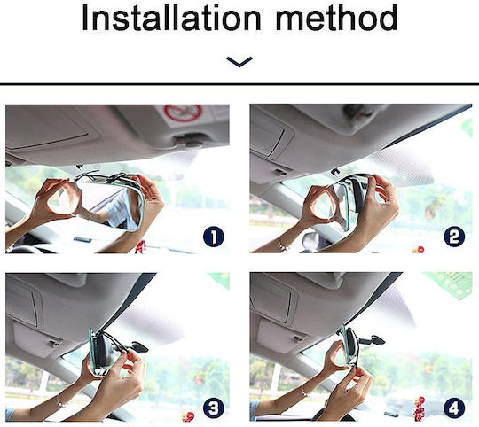 Aoas Car Interior Mirror with Clip 30cm