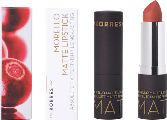 Korres Morello Κλασικό Κραγιόν Matte 34 Cashmere Cream 3.5gr