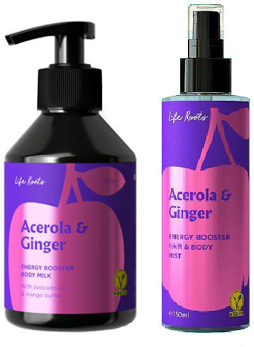 Life Roots Body Hero Duo Hautpflegeset für Feuchtigkeitsspendend Acerola & Ingwer