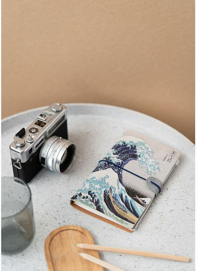 Grupo Erik Notebook A5 40 Sheets Ruled with Hard Cover Hokusai by Kokonote