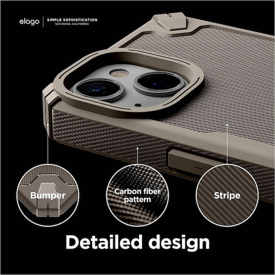 Elago Armor Back Cover Σιλικόνης Sand (iPhone 14 Plus)