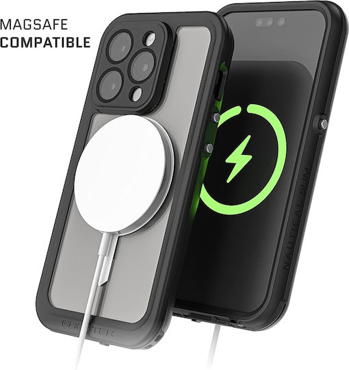 Ghostek Nautical Slim Umschlag Rückseite Kunststoff 2mm Schwarz (iPhone 14 Pro)