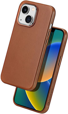 Dux Ducis Naples Leather Back Cover Brown (iPhone 14)