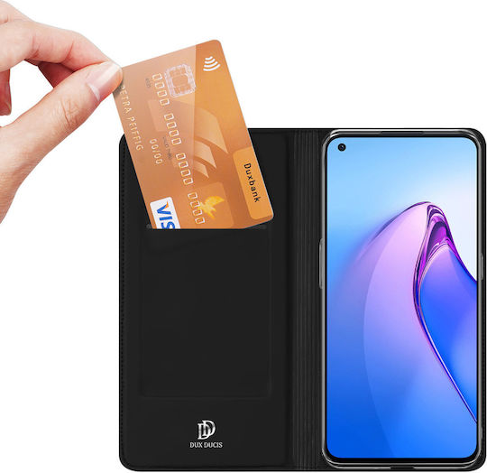 Dux Ducis Skin Pro Book Δερματίνης Μαύρο (Oppo Reno 8)