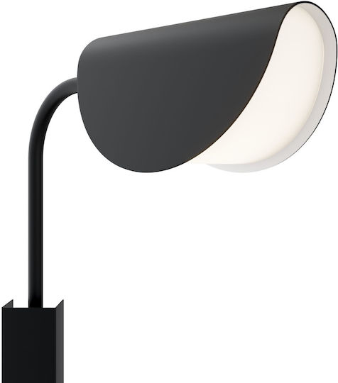 Maytoni Mollis Modern Leuchte Wand Steckdose mit Fassung G9 Schwarz 29cm