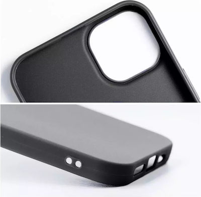 Matt Silicone Back Cover Black (Realme 9)