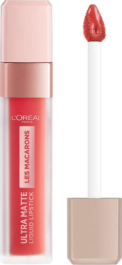 L'Oreal Paris Les Macarons Ultra Matte Long Lasting Liquid Lipstick Matte 824 Guava Gush 7.6ml