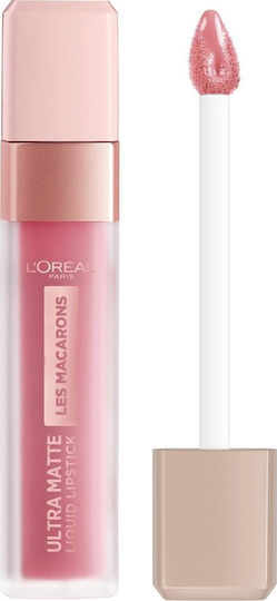 L'Oreal Paris Les Macarons Ultra Matte Long Lasting Liquid Lipstick Matte 818 Dose Of Rose 7.6ml