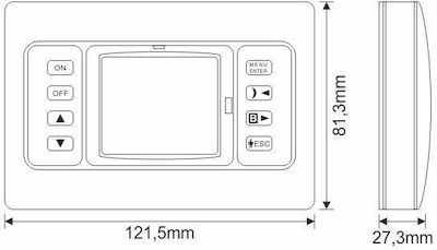 Olympia Electronics BS-813/P/C Digital Thermostat 940813003