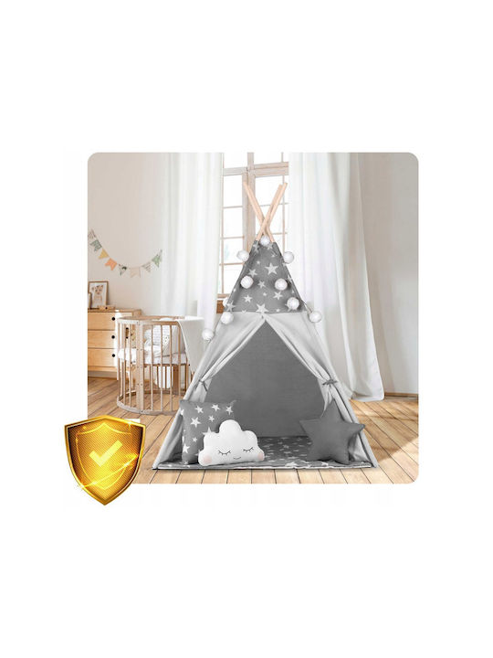 Nukido Kids Indian Teepee Play Tent for 3+ years Gray