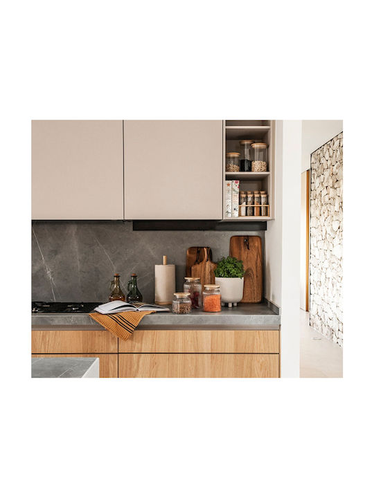 Andrea House Βάση για Χαρτί Κουζίνας Ξύλινη Καφέ MS72077