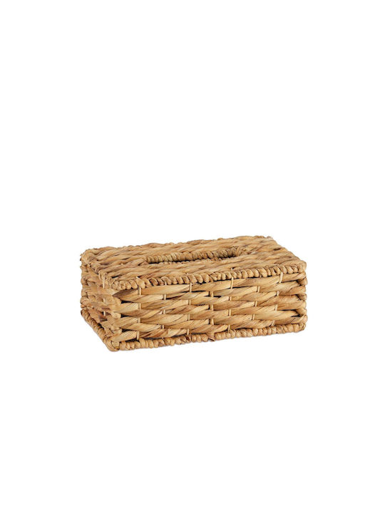 Andrea House Θήκη για Χαρτομάντηλα Ξύλινη Καφέ BA22557