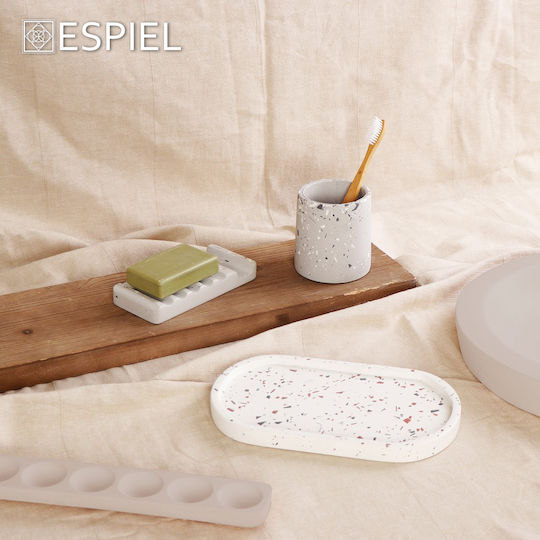 Espiel Επιτραπέζια Σαπουνοθήκη Γκρι